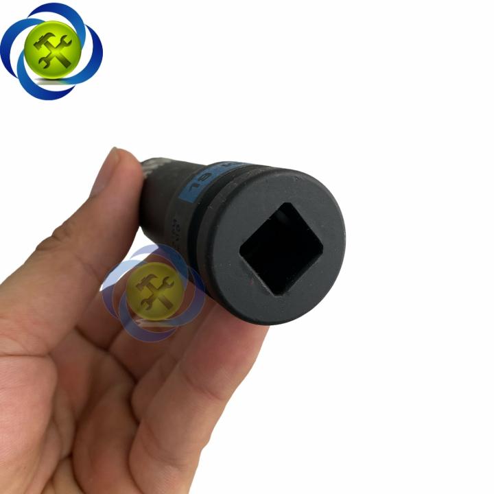 Tuýp 19mm đen dài mỏng Kingtony 441519M loại 1/2 có 6 cạnh