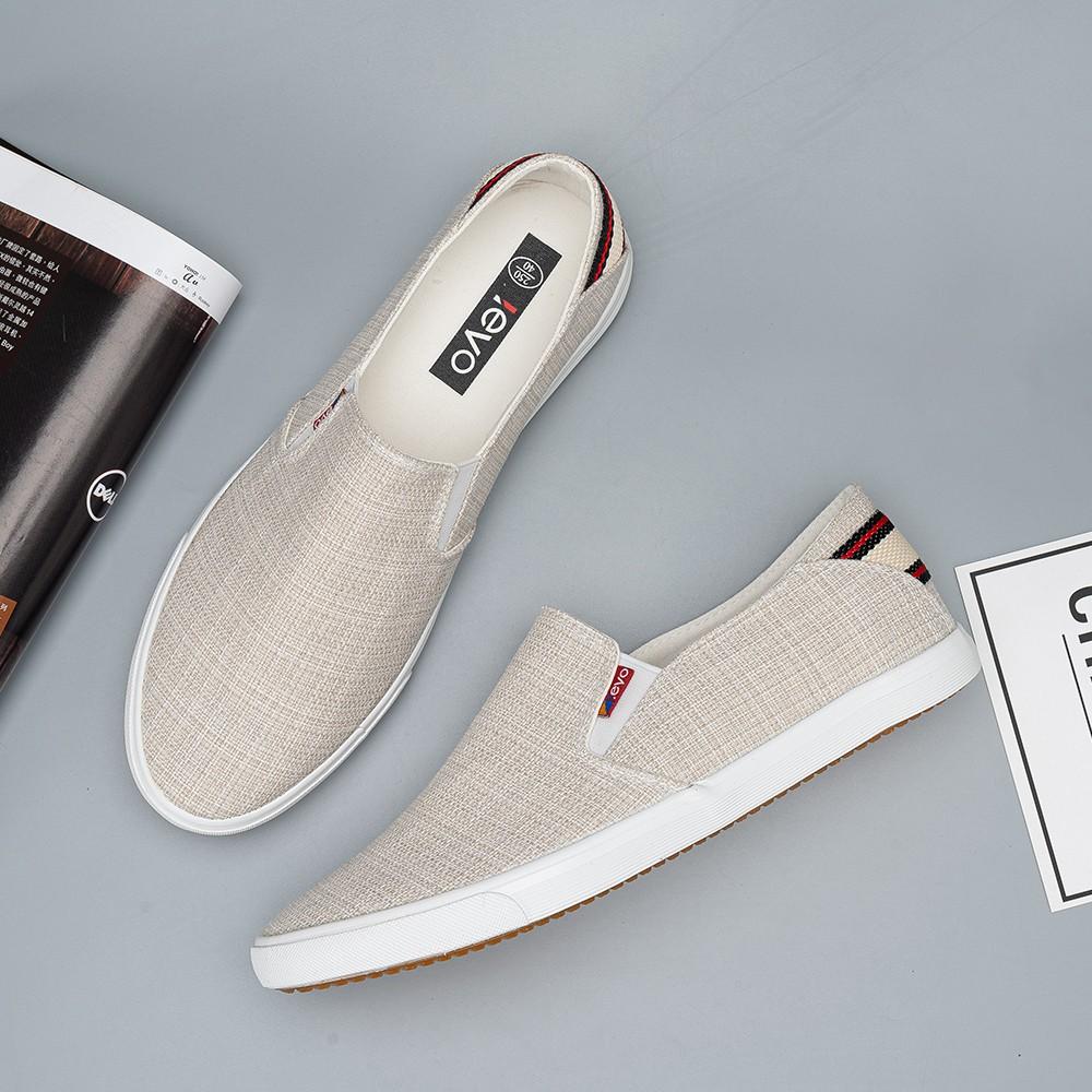 Giày lười nam - Slip on nam vải - Mã A7200