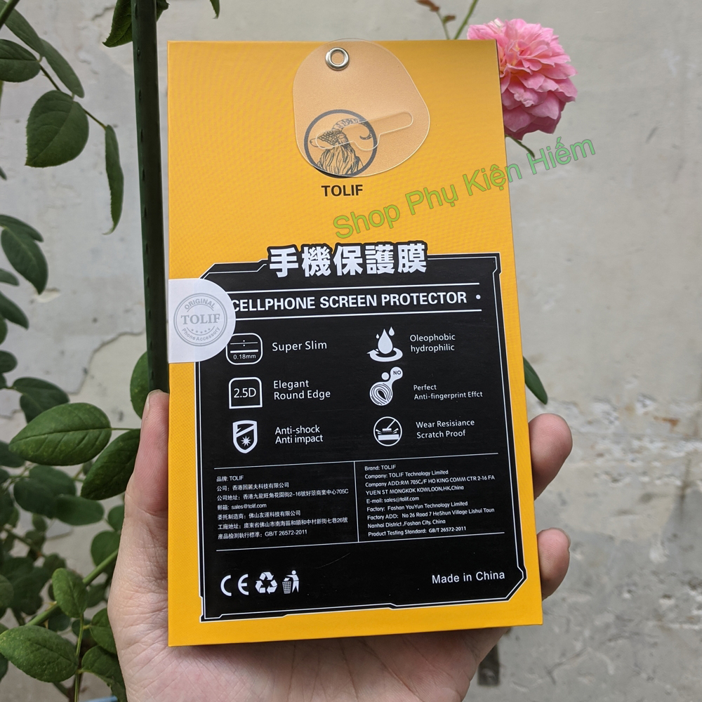 Kính cường lực full dành cho Xiaomi 13 Lite - Civi 2 keo UV Tolif - Hàng nhập khẩu