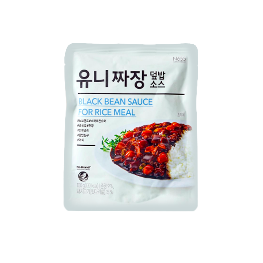 Sốt Tương Đen No Brand Gói 100G Dùng Làm Cơm Tương Đen Mì Tương Đen Hàn Quốc