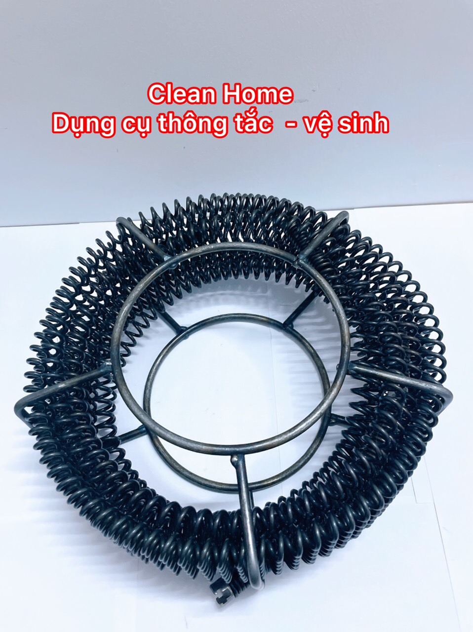 Dây Thông Tắc Cống Lò Xo Phi 16 Dùng Tay Quay