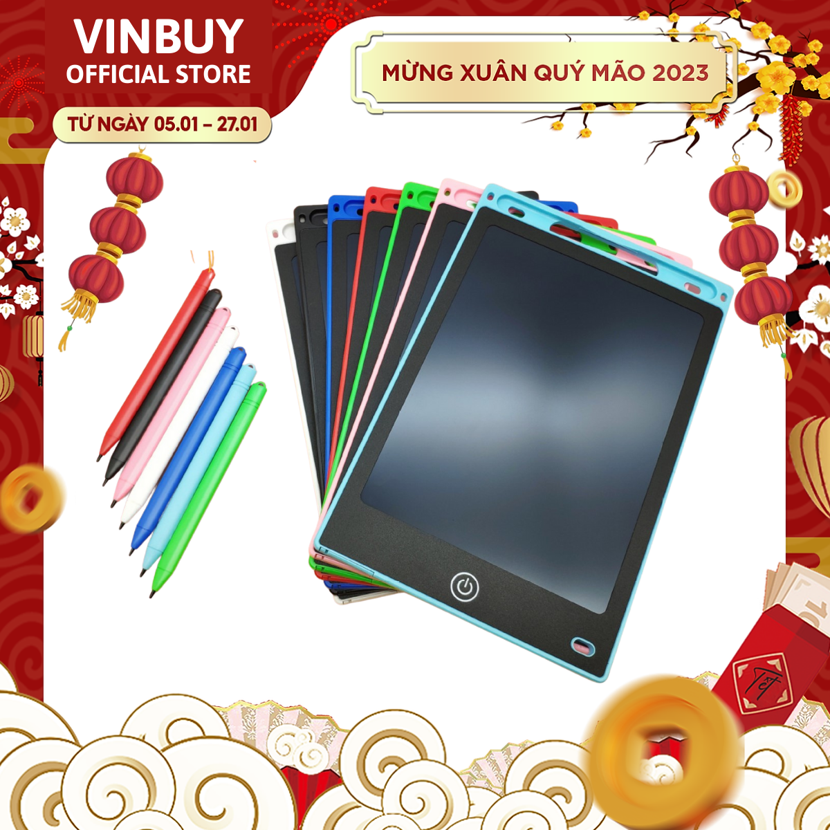 Bảng Vẽ Cảm Ứng Điện Tử 8.5 Inch – Hàng Chính Hãng