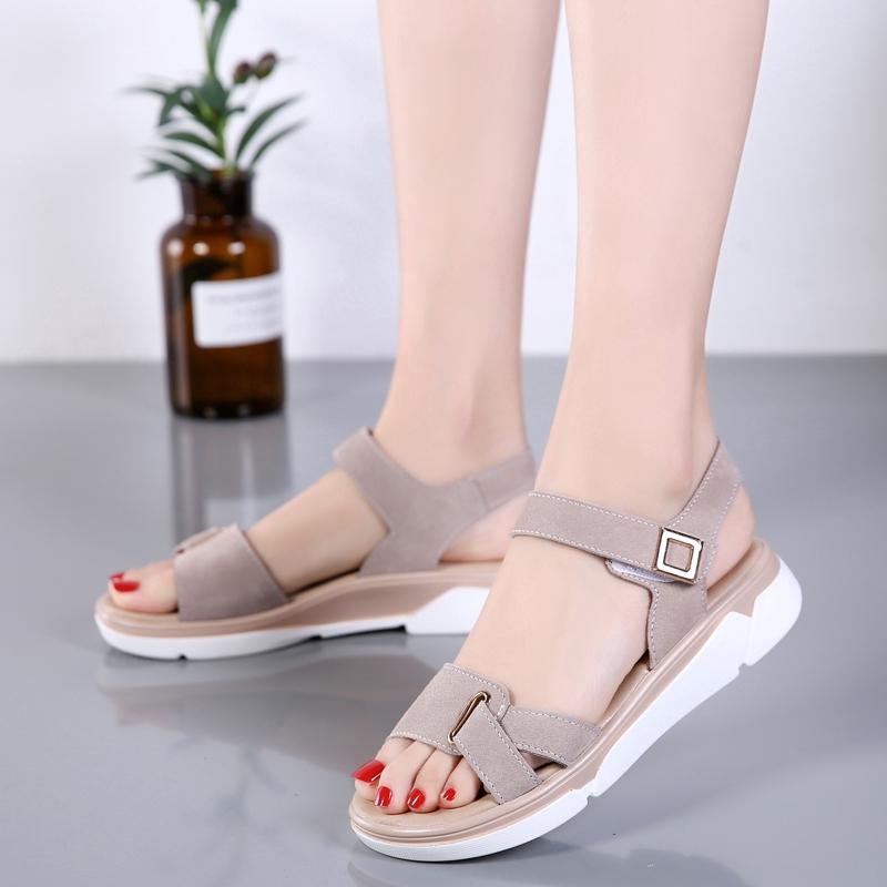 Giày Xăng Đan Đế Mềm Thời Trang Mùa Hè Cho Nữ