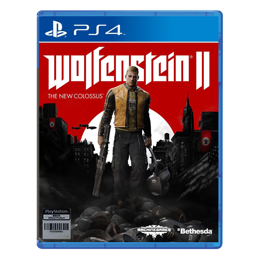 Đĩa Game PlayStation PS4 Sony Wolfenstein 2: The New Colossus Hệ Asia - Hàng chính hãng