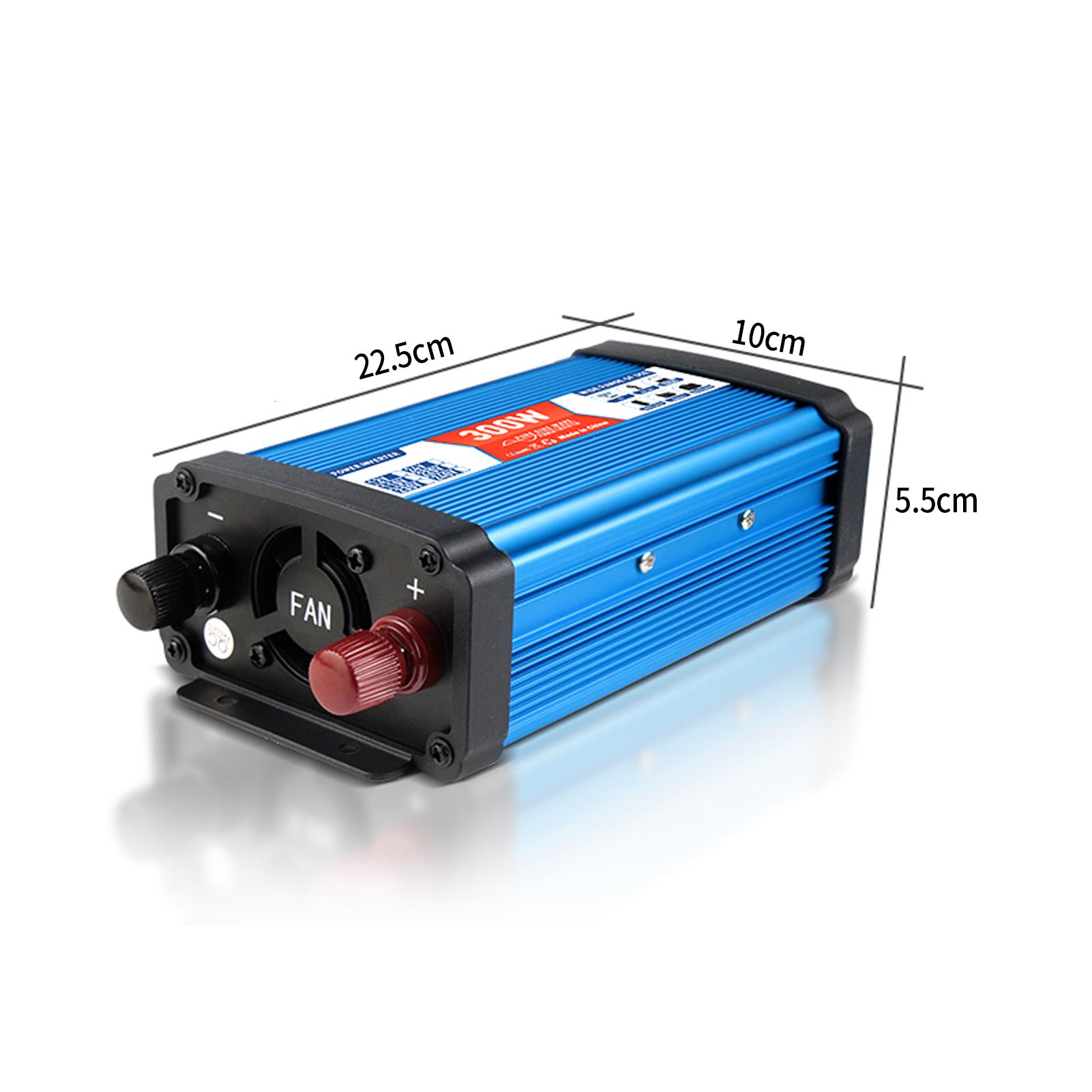 Solar Power Inverter Sine Wave Power Inverter 500W DC 12V to AC 100V-120V Dual USB Port with Digital Display