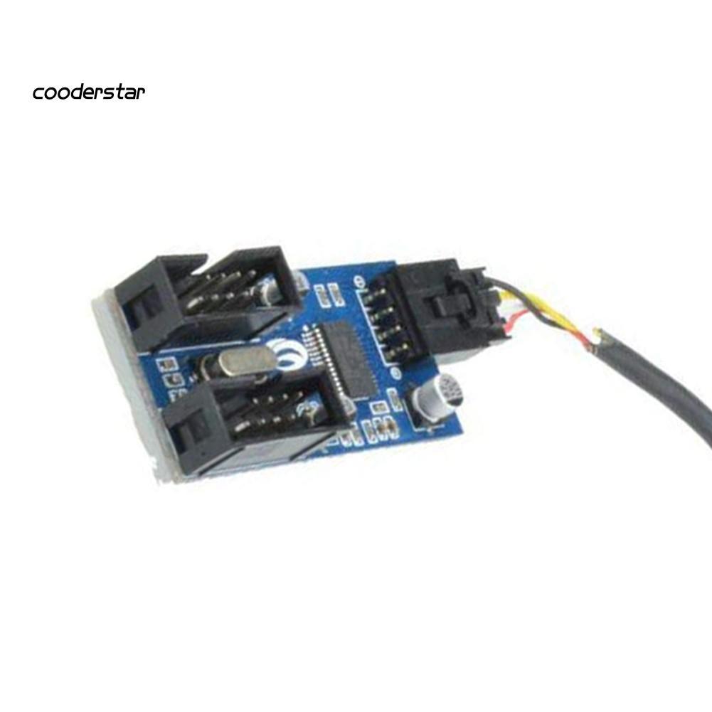 Dây Cáp Chia 2 Cổng Usb 9pin Tiện Dụng