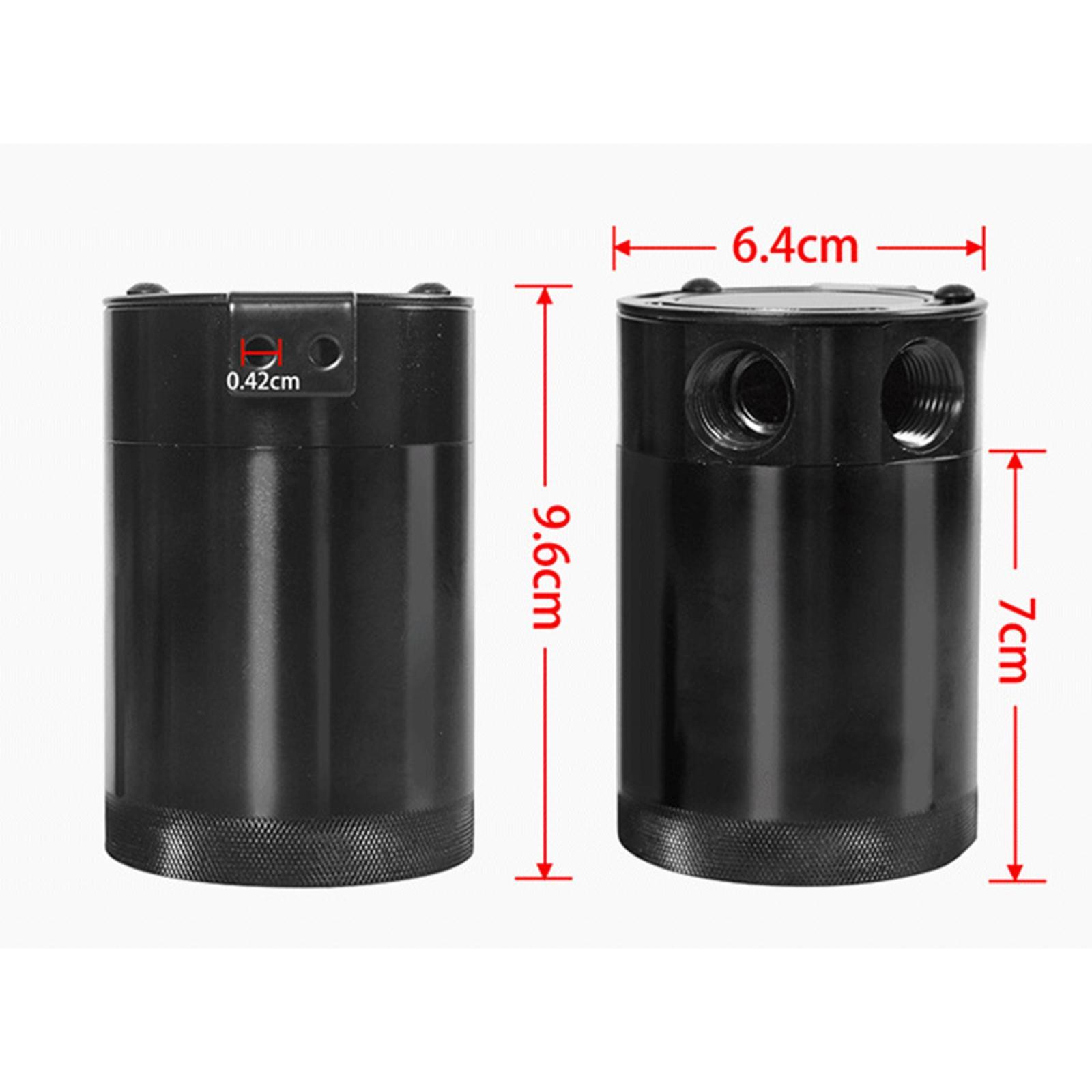 Compact 2 Port Oil  Can Sturdy Oil Separator  Can for Vehicle