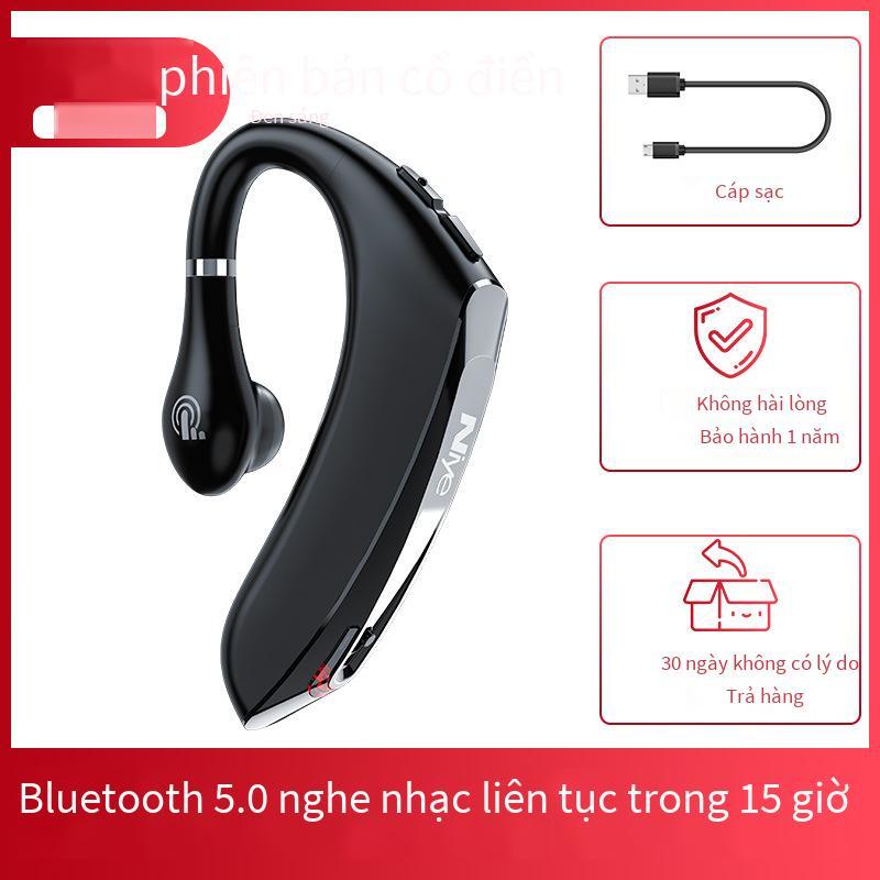 Tai nghe bluetooth không dây không nhét trong tai thuận lợi nhất treo dẫn truyền xương tai điều khiển một tai dài ở chế độ chờ treo tai chế độ riêng tư trả lời điện thoại