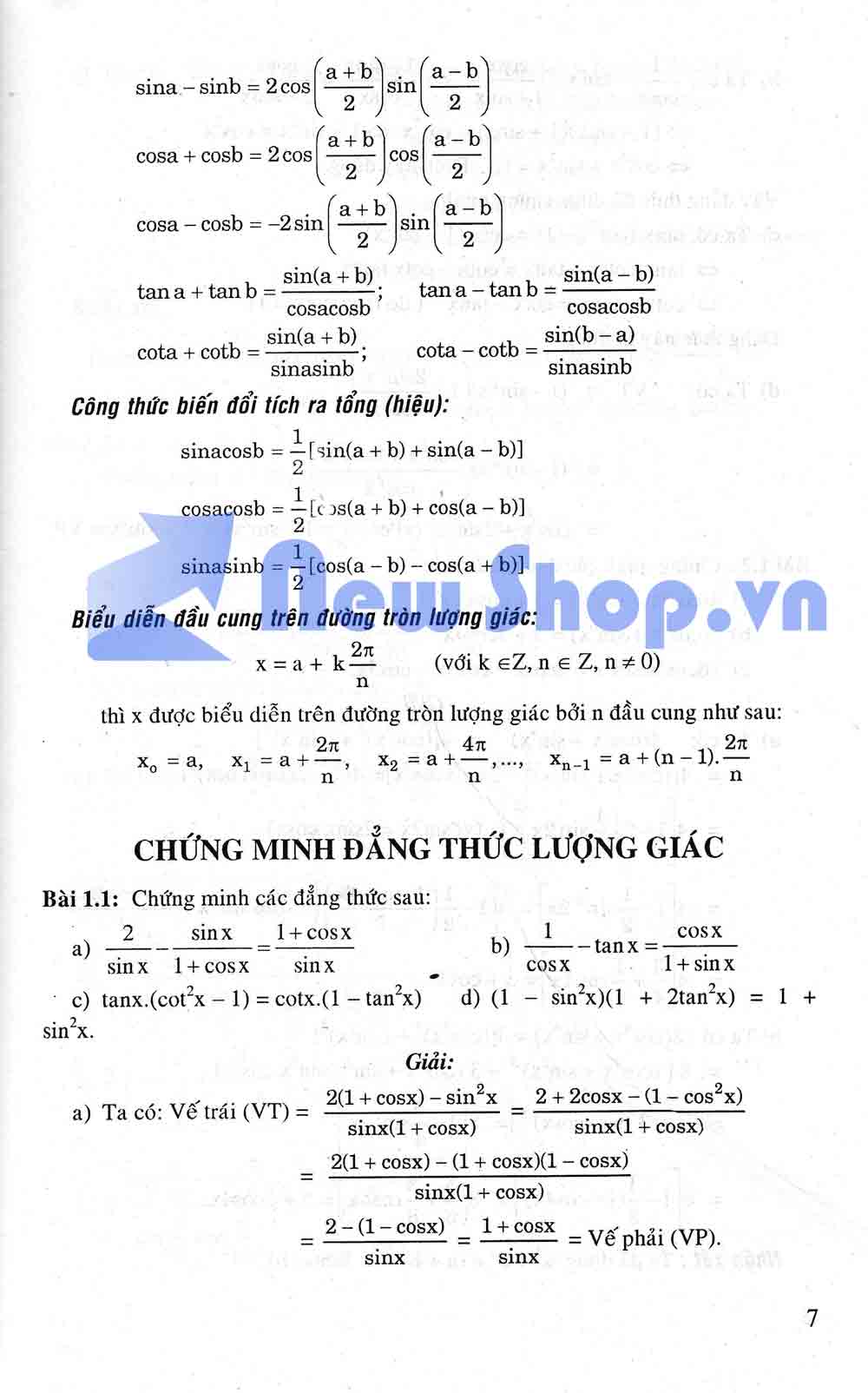 Phân Loại Phân Tích Và Phương Pháp Giải Toán Đại Số Và Lượng Giác