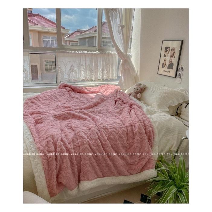 Chăn Cừu Len Trơn Phong Cách Hàn Quốc _ Shinbedding
