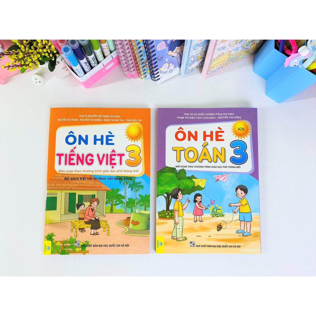 Sách - Ôn Hè Toán và Tiếng Việt Lớp 3 Kết Nối - ndbooks