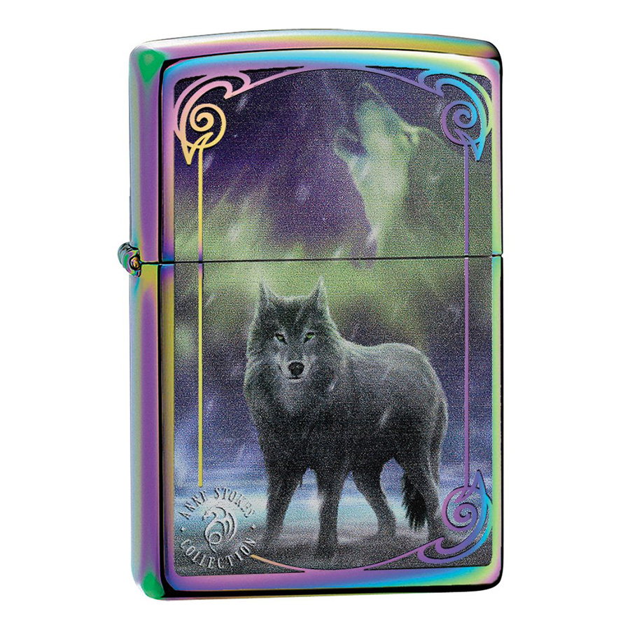 Bật Lửa Zippo 29348 - Anne Strokes Wolf Spectrum