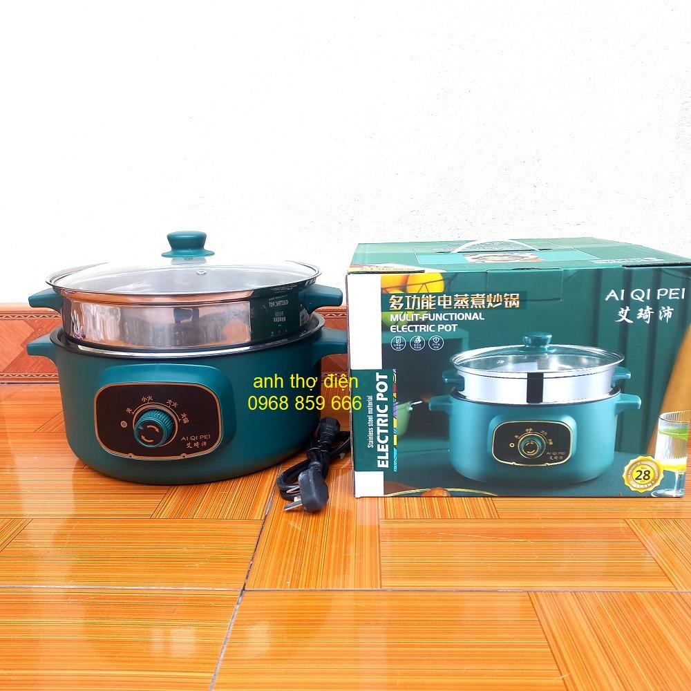 Nồi Lẩu Mini Cắm Điện Đa Năng Lớp Chống Dính Teflon Cao Cấp