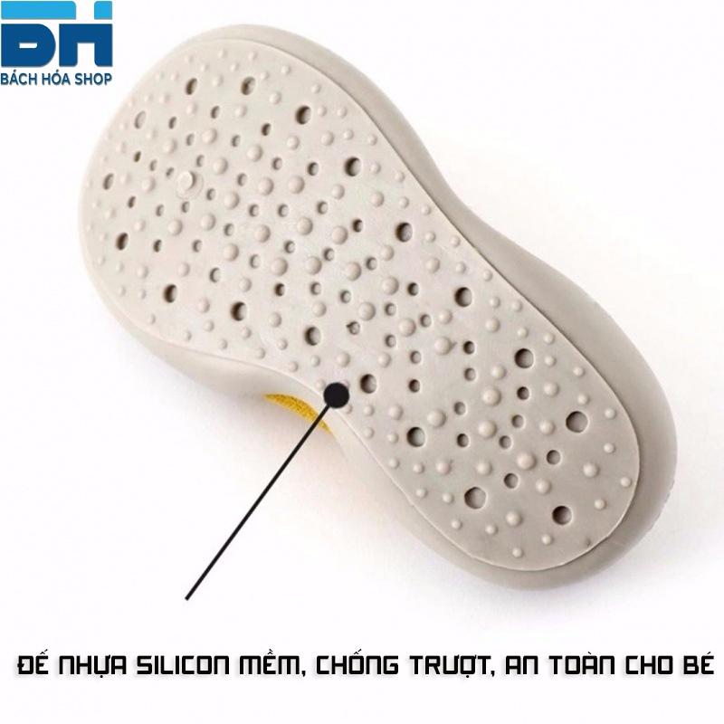 Giày Bún Cao Cổ cho bé tập đi, đế cao su mềm,co dãn, chống trơn, chống vấp nhiều màu đáng yêu