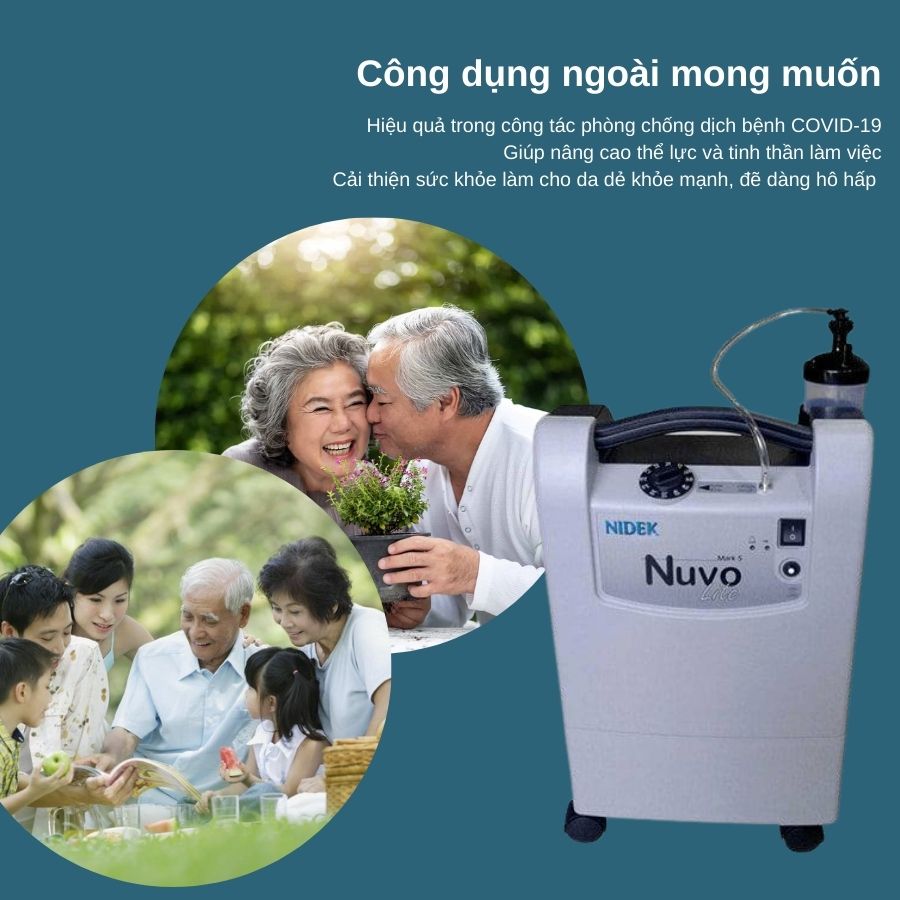 Máy tạo oxy 5 lít Nidek Nuvo Lite Mark 5