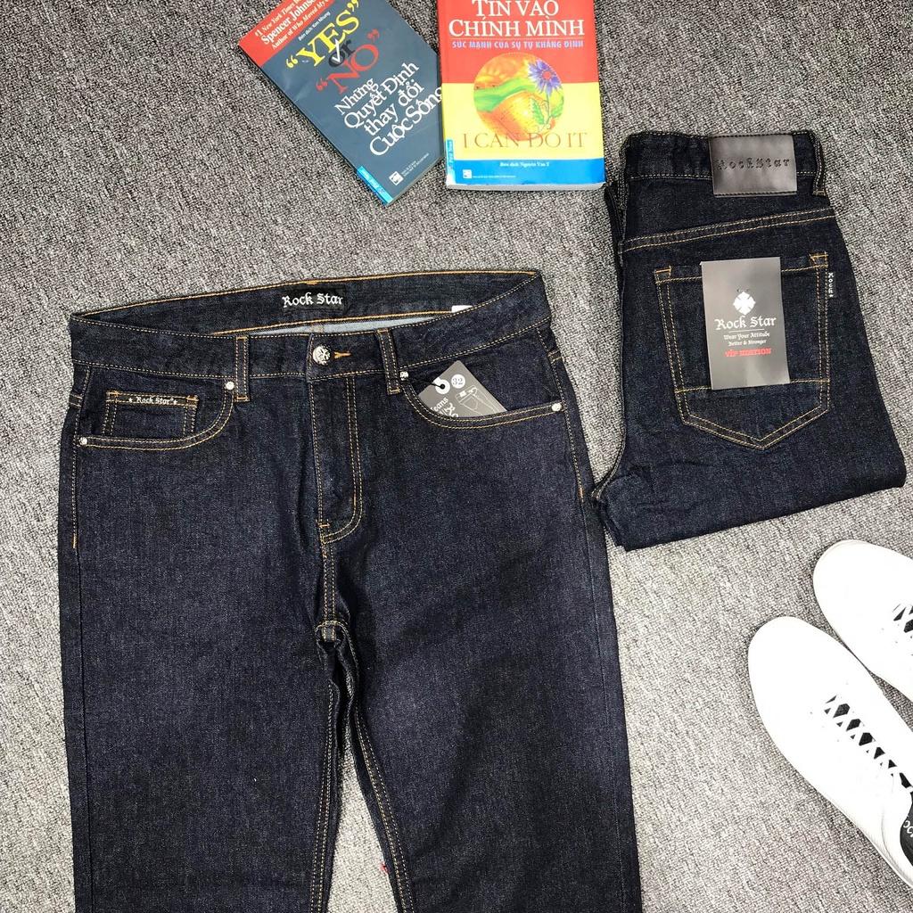 Quần jeans nam dài ống đứng, chất đẹp co giản 1708 gold, grey