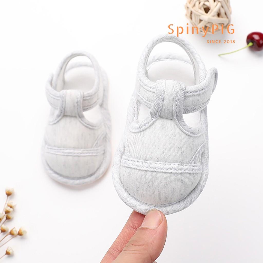 Dép tập đi cho bé 0-18 tháng tuổi chống trơn trượt chất liệu cotton hàng siêu xinh