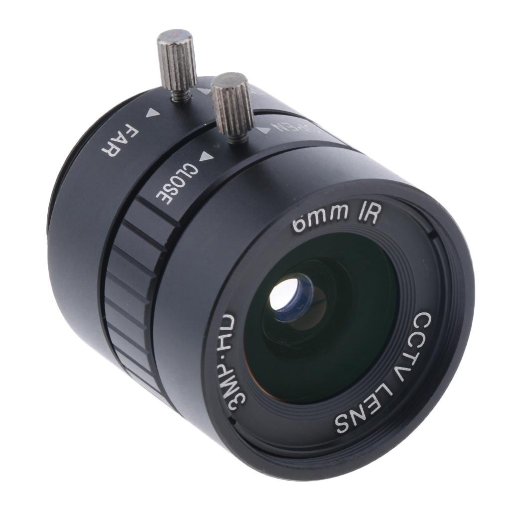 3MP 1/3" 6mm CS F1/2 Fixed Focus Lens for Industrial IP Camera