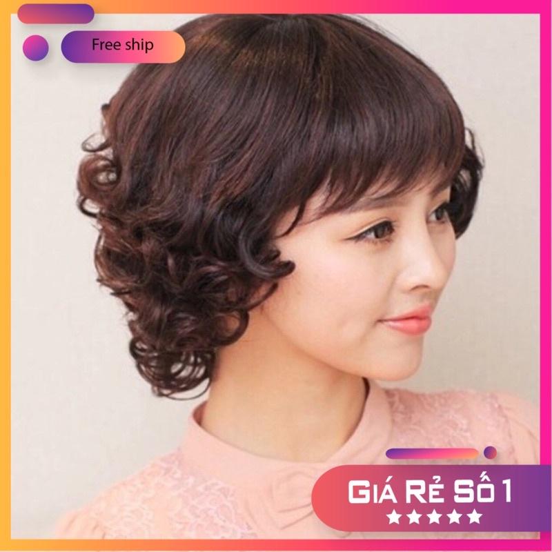 Tóc giả nữ Hàn Quốc + Tặng kèm lưới T92
