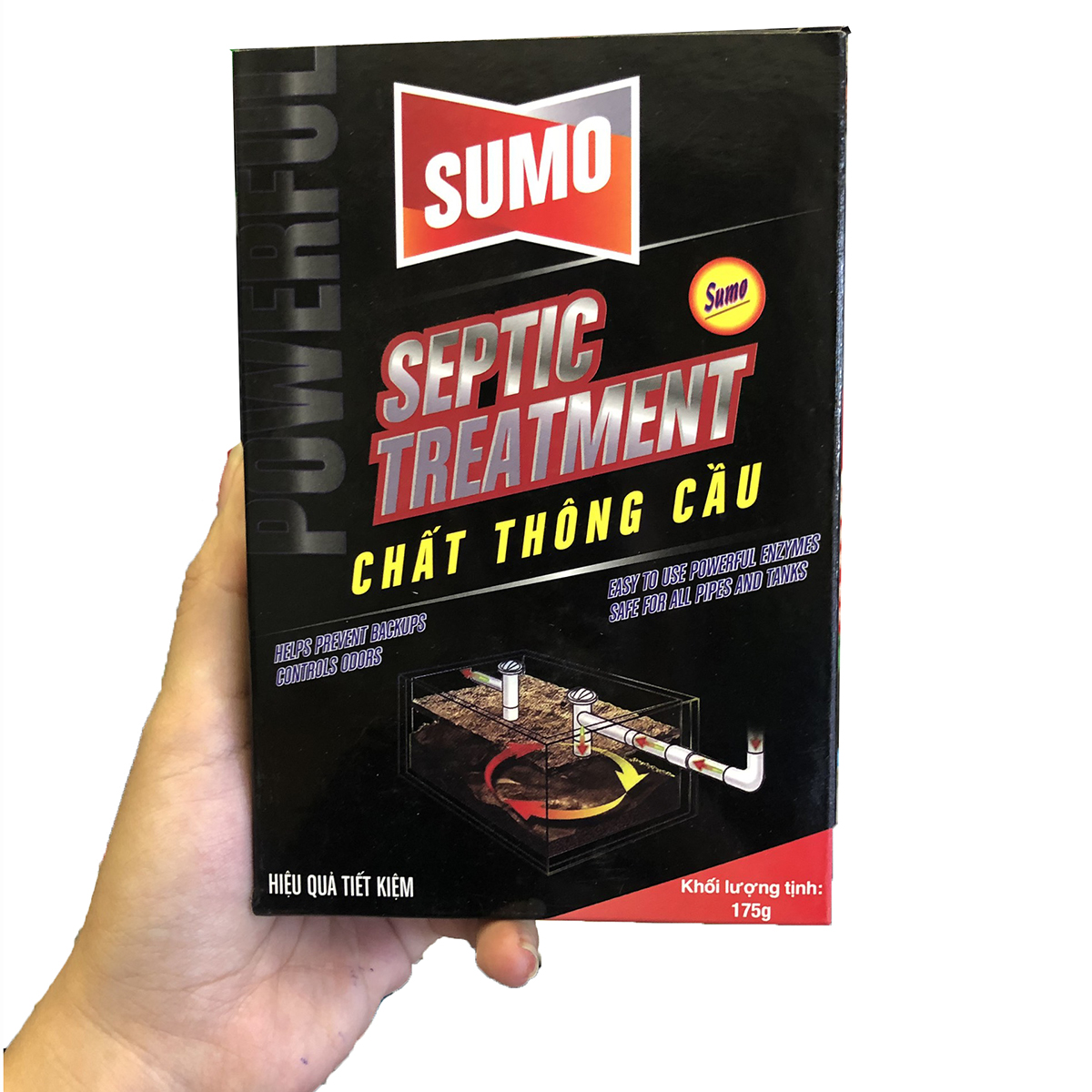 Chất Thông Cầu Cống Septic Treatment Sumo 175g