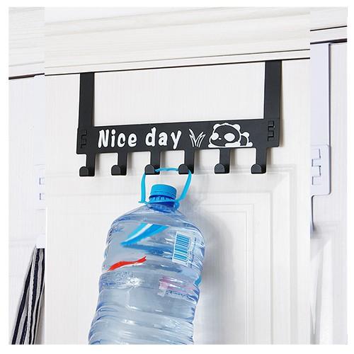 Móc Treo Đồ Sau Cửa Kim Loại Decor Có Chữ NICE DAY Dễ Thương - Dễ Dàng Thay Đổi Vị Trí