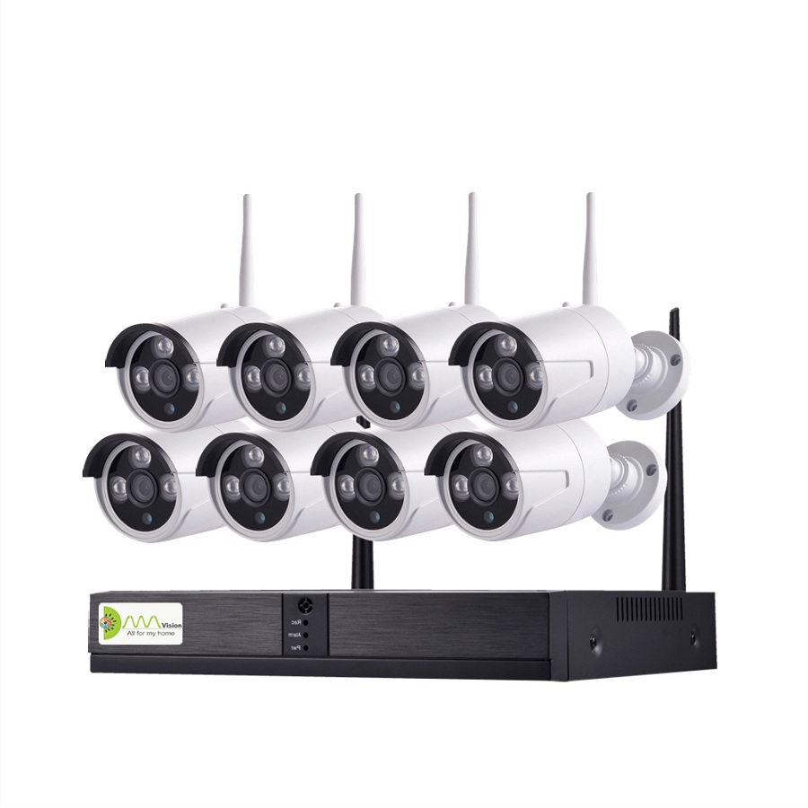 Bộ Camera Wifi NVR8200 Kit 8 Mắt 1080P - Hàng chính hãng