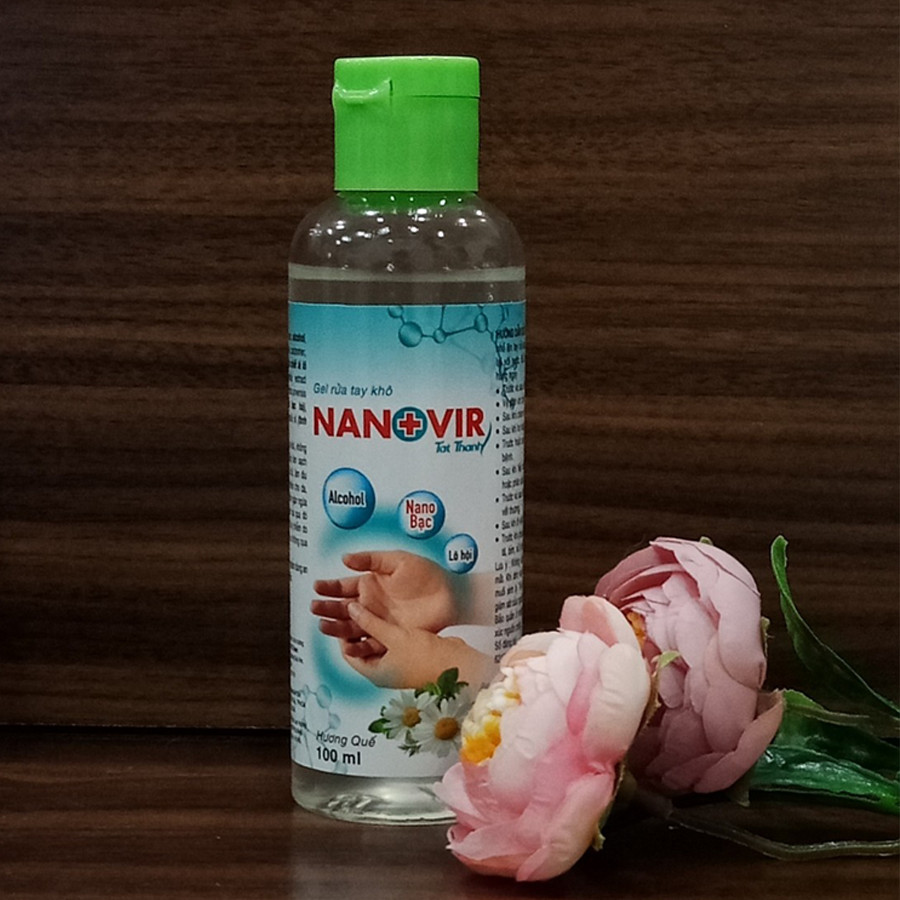 Combo 02 nước rửa tay khô Nanovir - Chứ Nano Bạc diệt khuẩn tối ưu của Dược Phẩm Tất Thành