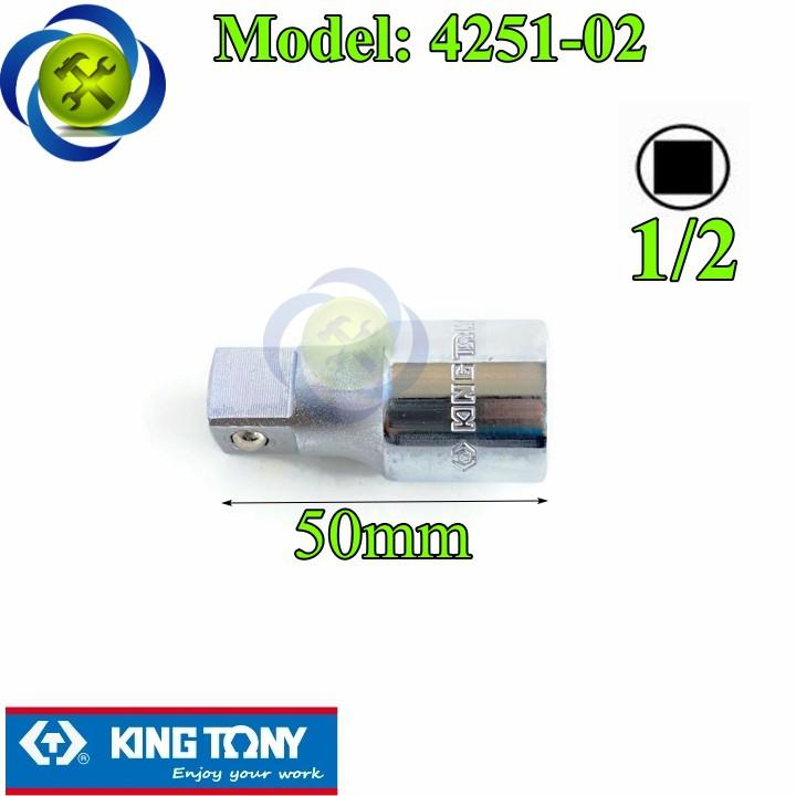 Đầu nối dài 1/2 Kingtony 4251-02 dài 50mm đầu vuông 12.7mm