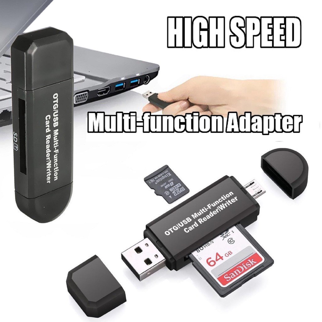 ĐẦU ĐỌC THẺ NHỚ USB OTG SANG USB 2.0 SD/ MICRO SD