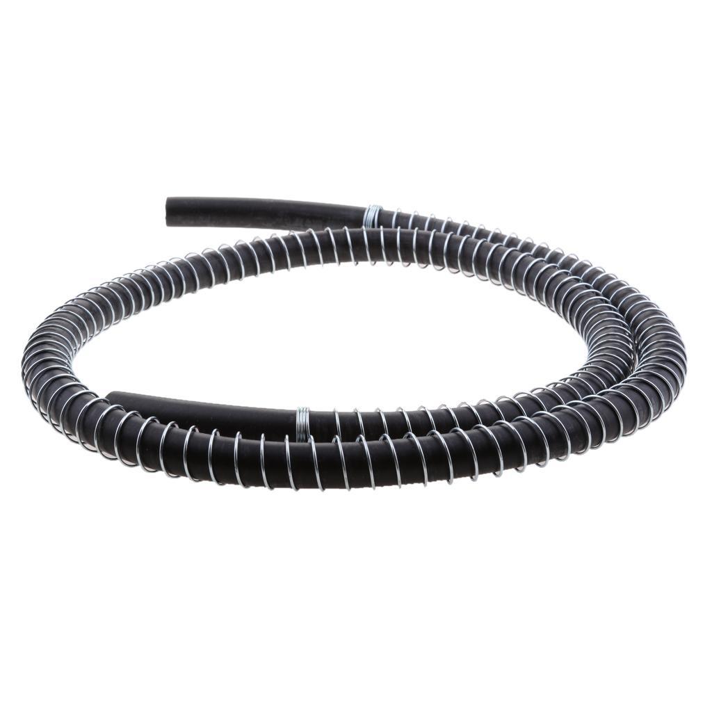 Universal 100cm Stainless Steel Rubber Brake Oil Hose Line for Motorcycle