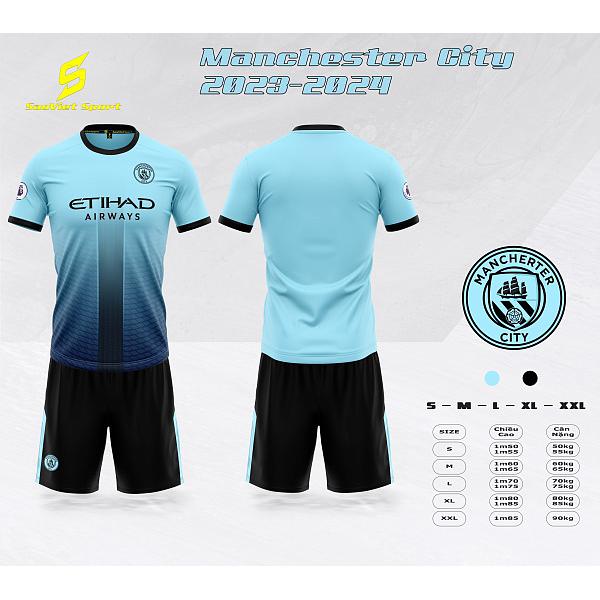 Bộ Quần áo đá bóng CLB Manchester City 2023-2024