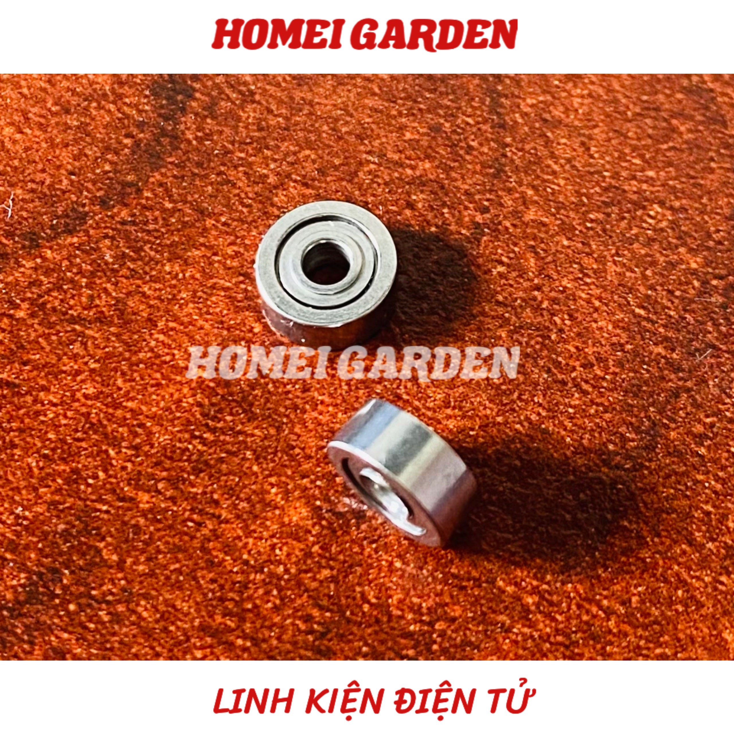 2 bạc đạn mini trục 2mm đường kính 6mm kích thước 2x6x2.5mm làm mô hình DIY - HM0118