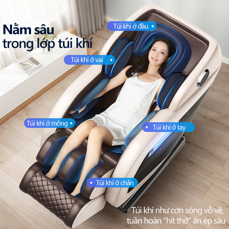 Ghế massage Zero Gravity Spaceship Máy mát xa toàn thân