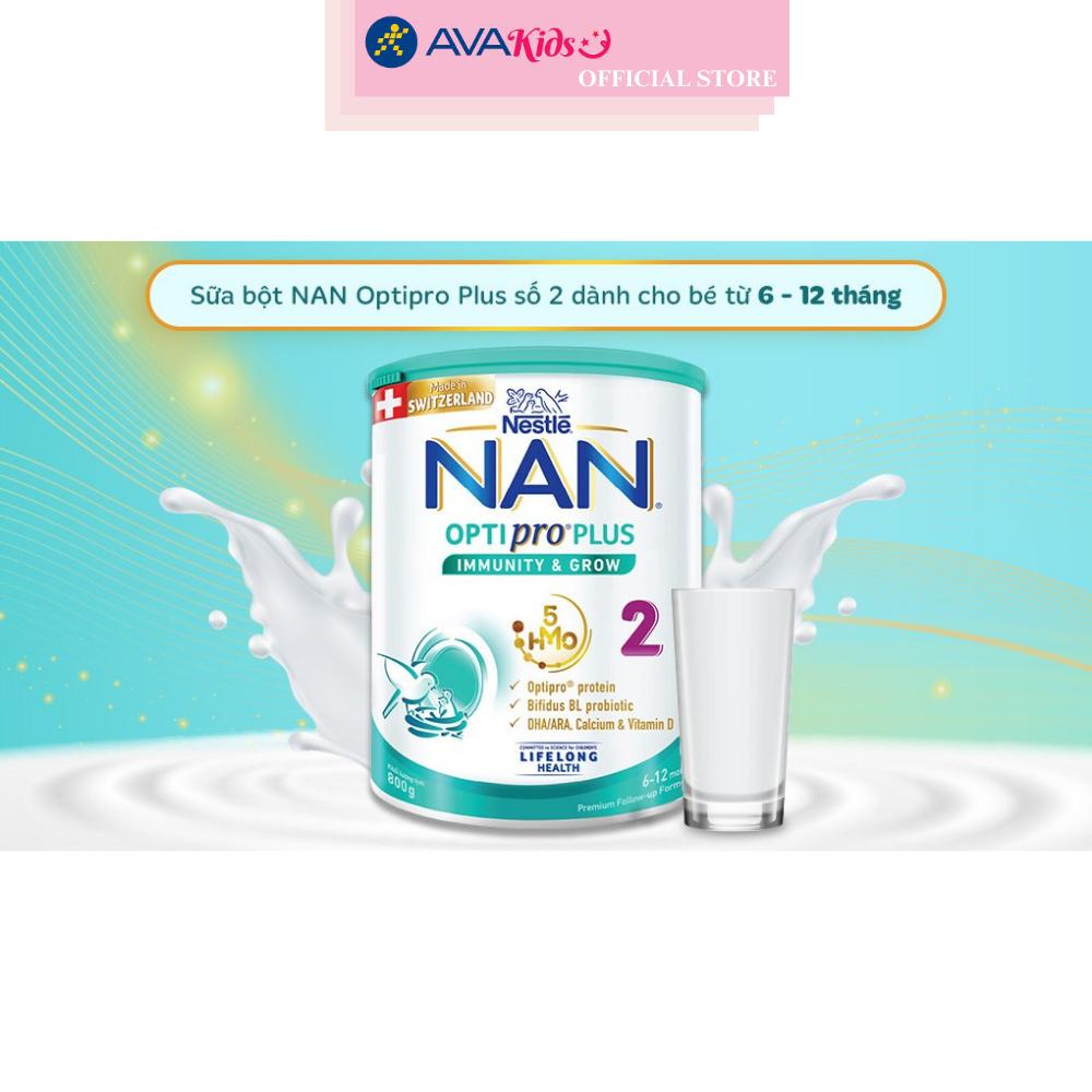 Sữa bột NAN Optipro Plus số 2 800g (6 - 12 tháng)