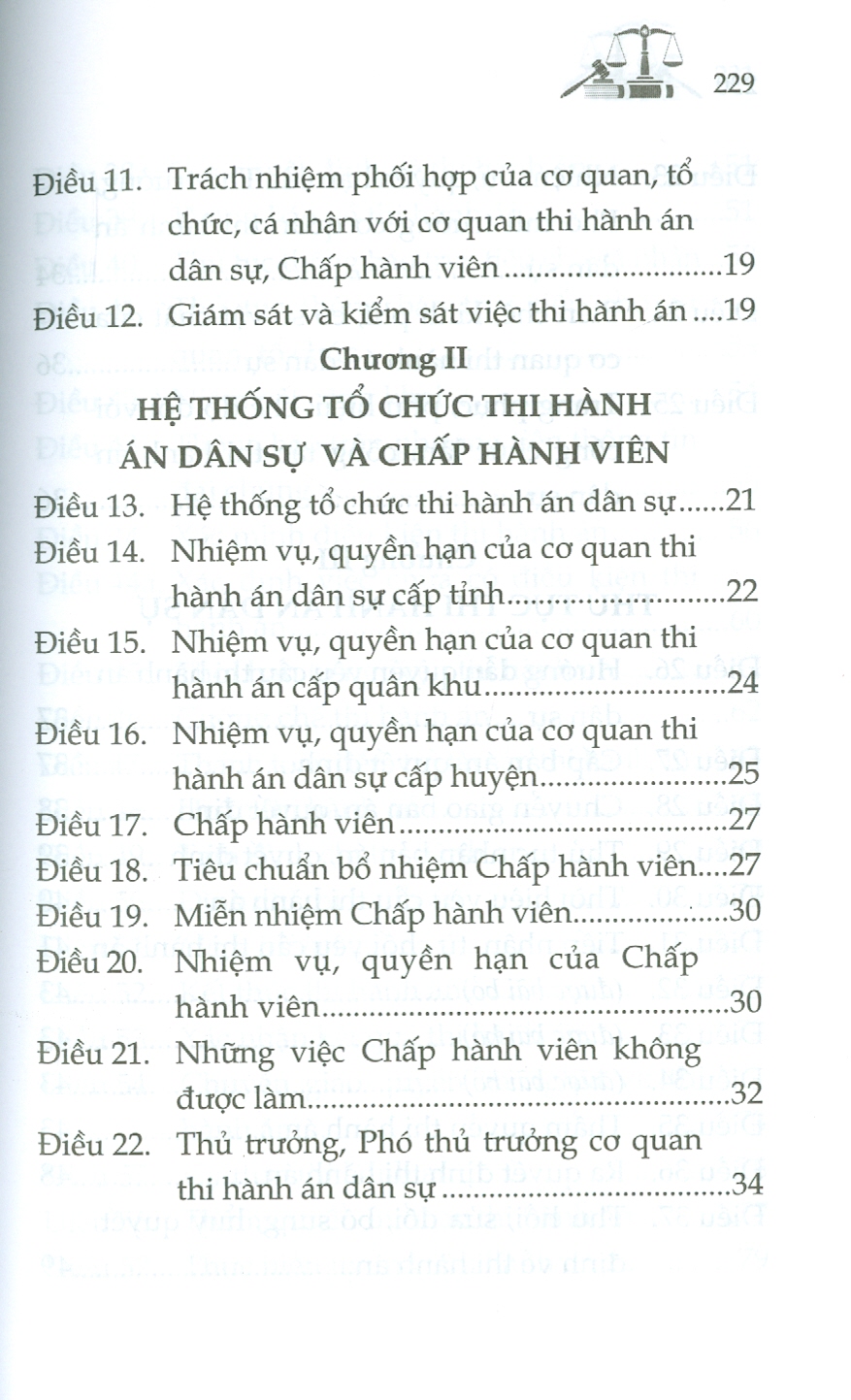 Luật Thi Hành Án Dân Sự (Sửa đổi, bổ sung năm 2014, 2018, 2020, 2022)