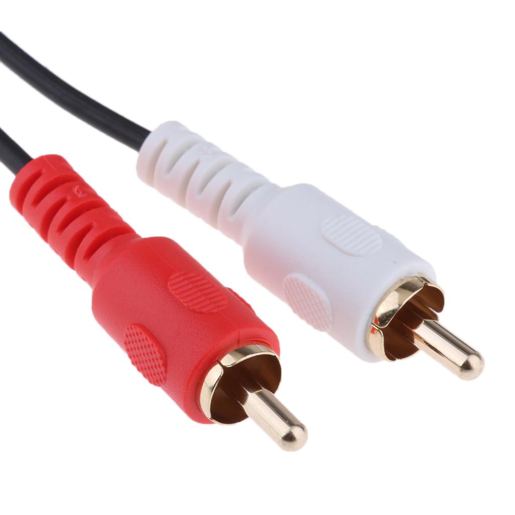 Stereo Audio Cable Wire Cord 3 Pin 1 XLR Female Plug to 2 RCA Male Splitter