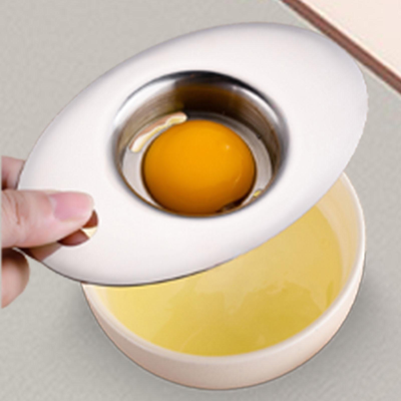 Egg Separator Sturdy Kitchen Gadget Egg White Yolk Sifting Filter for Baking