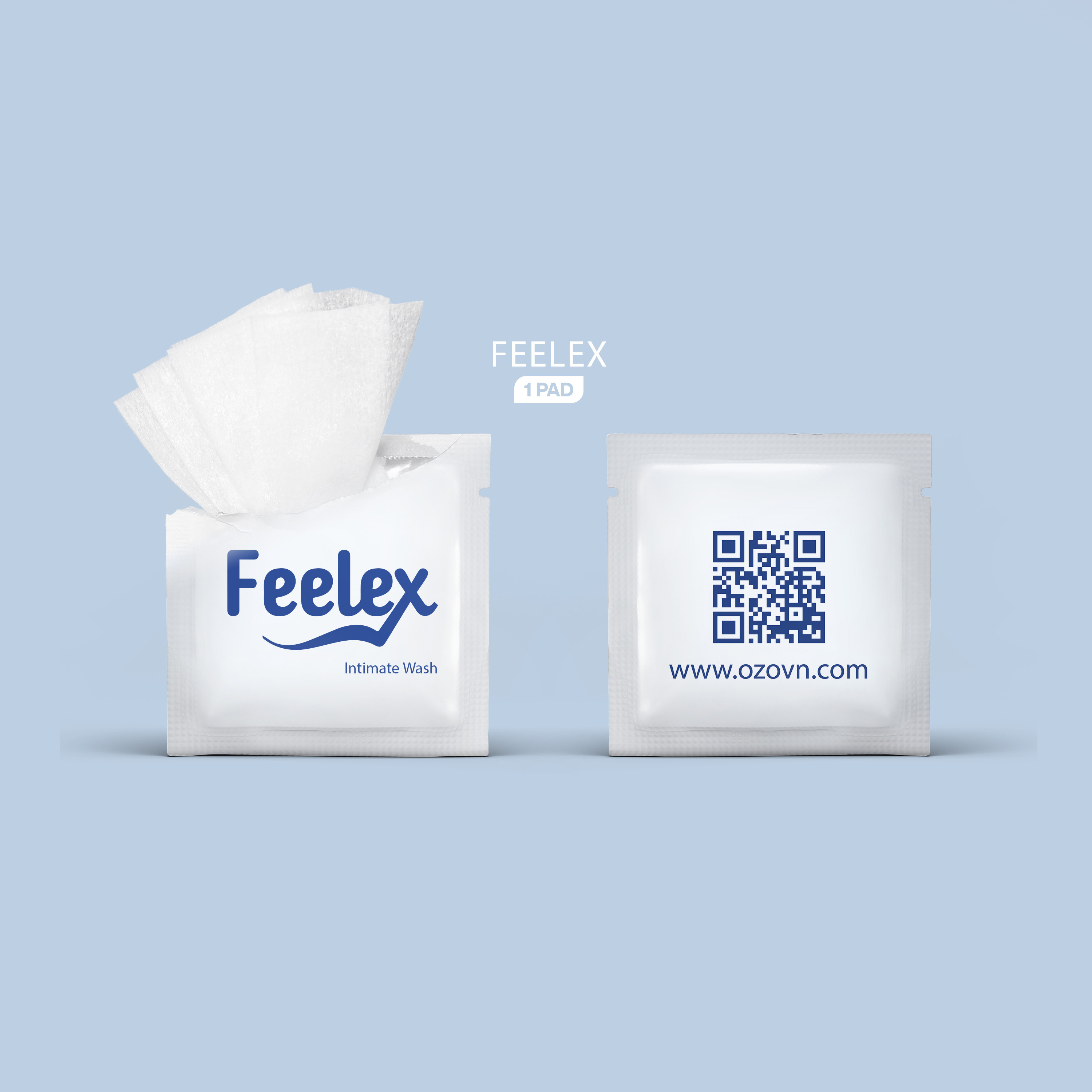 Khăn ướt đa năng Feelex, hỗ trợ làm sạch, kháng khuẩn hiệu quả, combo 10 khăn