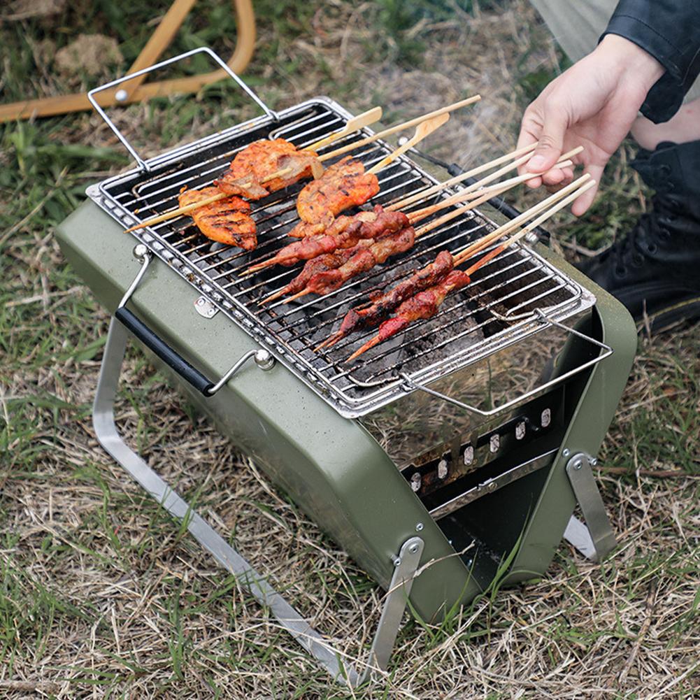 Bếp nướng dã ngoại xếp gọn Portable Outdoor BBQ Grill Patio Camping