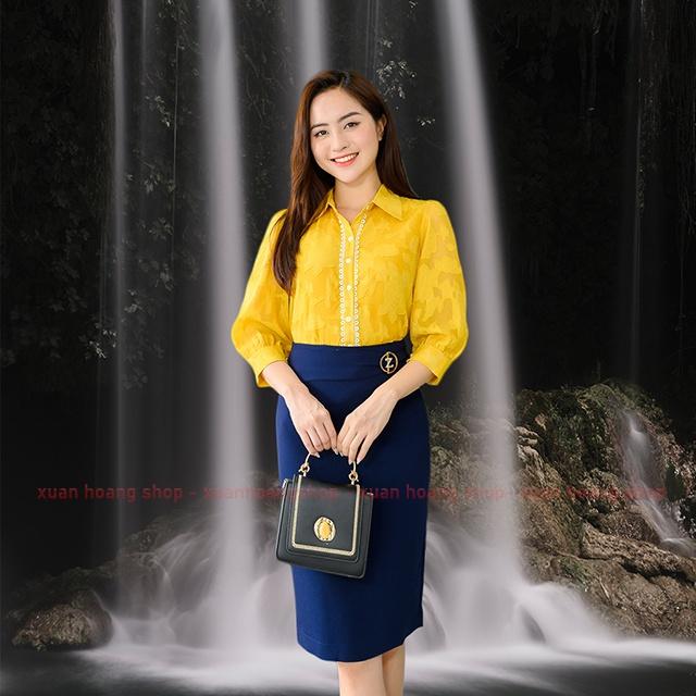 Áo Sơ Mi Công Sở Nữ Đẹp Mc Fashion Tay Lỡ Mùa Thu Ta1096