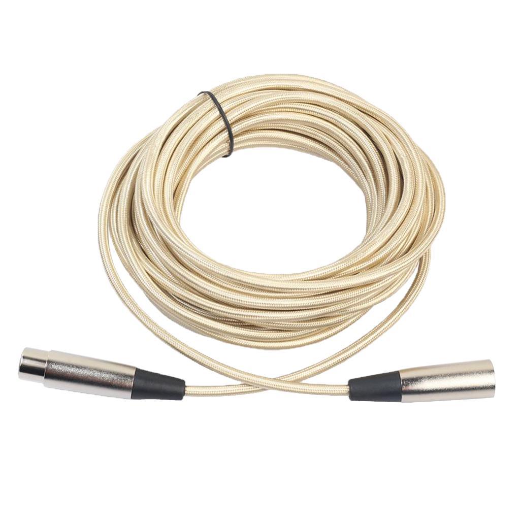 3 Pin XLR Male to Female Microphone Extension Cord Microphone Cable