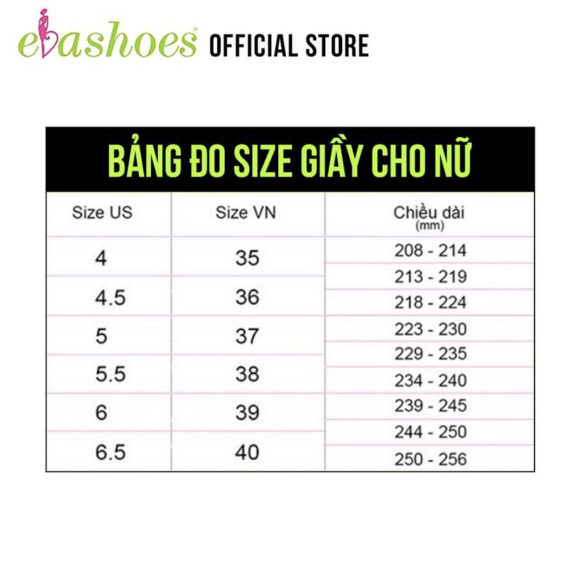 Giày Slipon Đế Độn 3cm Da Tổng Hợp Evashoes - Eva1382(Màu Đen, Trắng