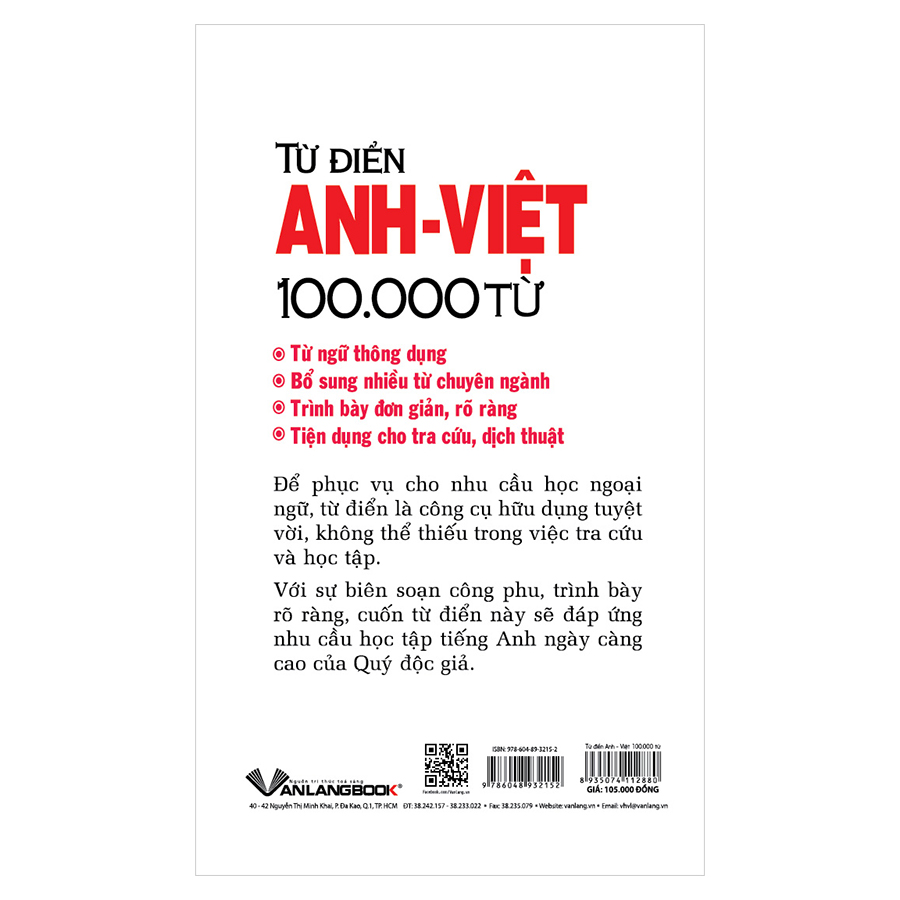 Từ Điển Anh Việt 100.000 Từ