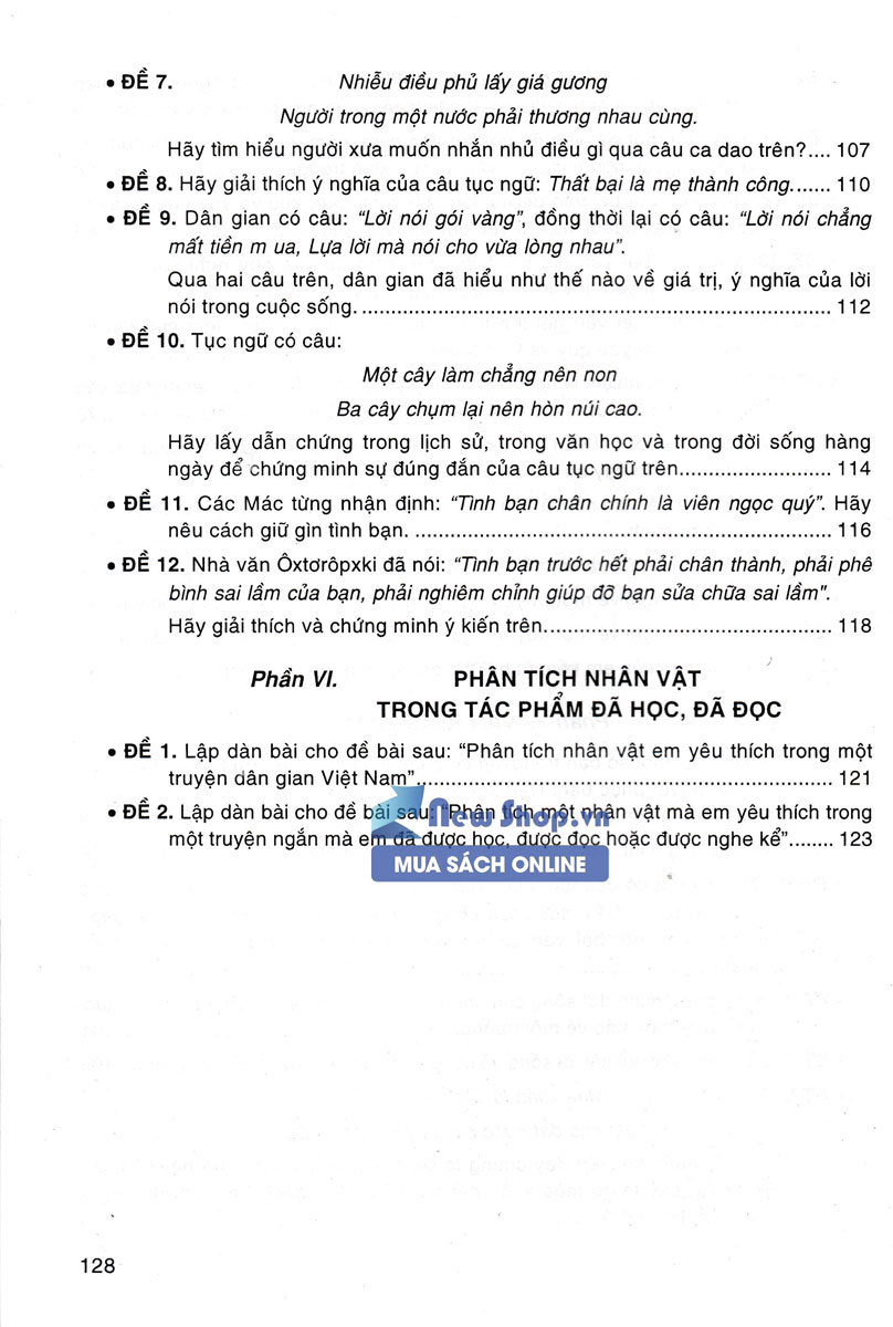 Dàn Bài Tập Làm Văn Lớp 7 (Dùng Chung Cho Các Bộ SGK Mới Hiện Hành) - HA