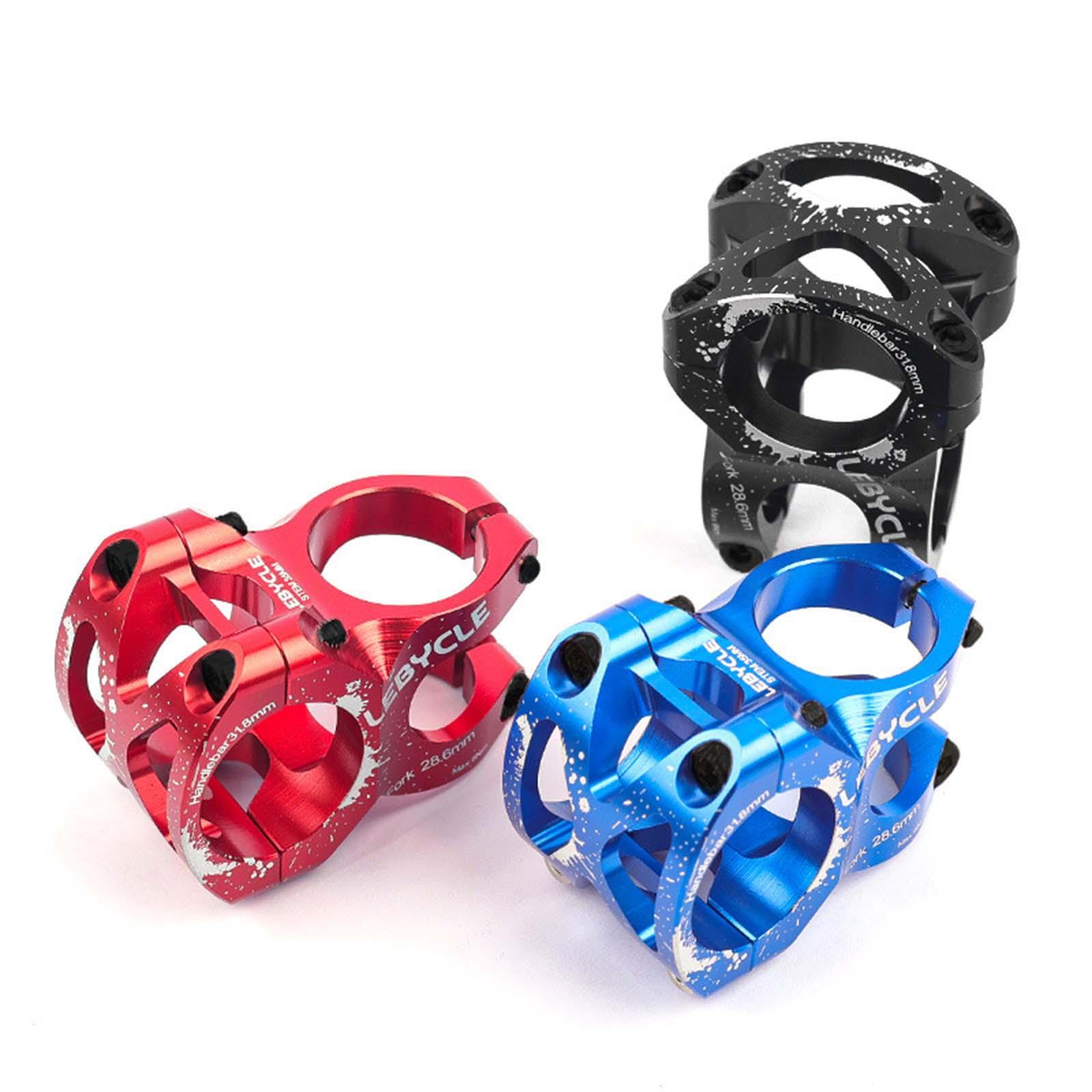 Bike Short Road 28.6mm 1-1/8 31.8mm Handlebar Stem Blue