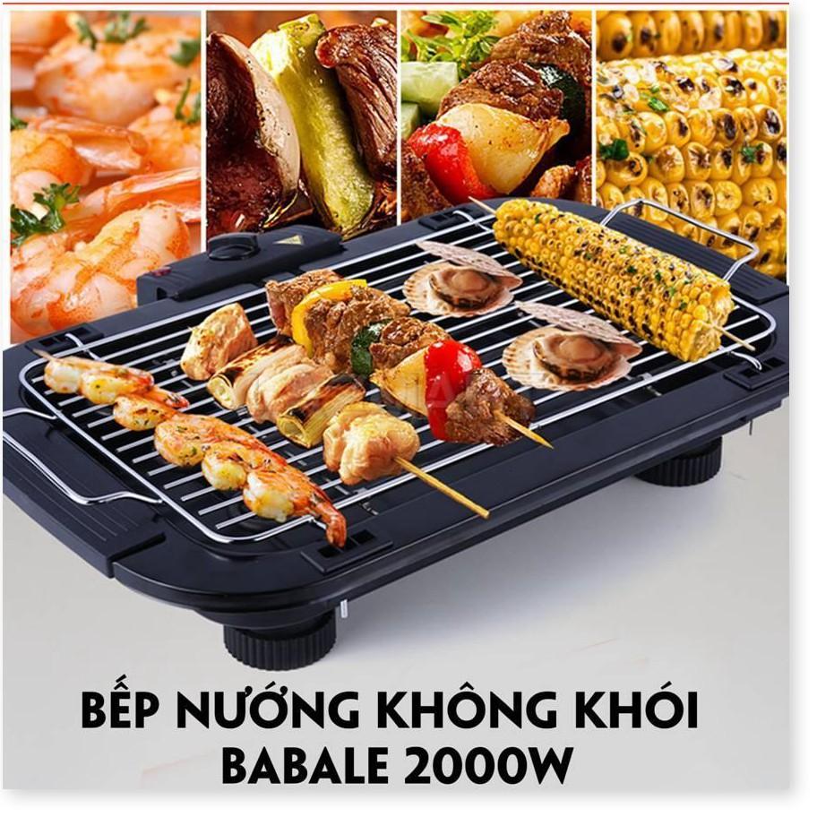 Bếp Nướng Không Khói Babale 5 Mức Nhiệt  Nướng Thịt Ngay Tại Nhà  An Toàn Không Khói Bụi