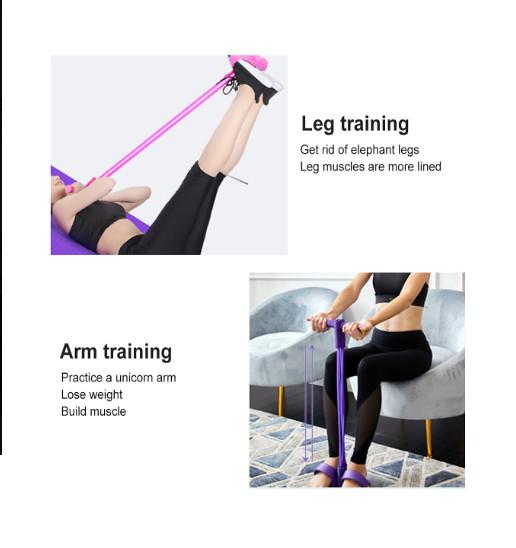 Dây Kéo Đàn Hồi 4 Ống, Dây Kéo Tập Bụng, Tập Gym Free Ship Toàn Quốc [5 Màu Giao Ngẫu Nhiên] - Giao Hàng Toàn Quốc