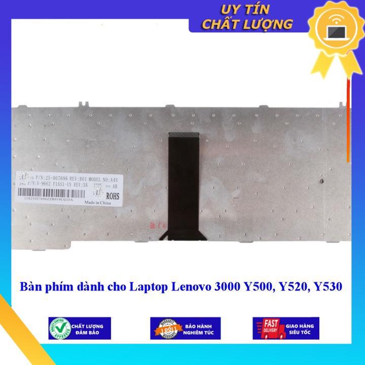 Bàn phím dùng cho Laptop Lenovo 3000 Y500 Y520 Y530 - Hàng Nhập Khẩu New Seal