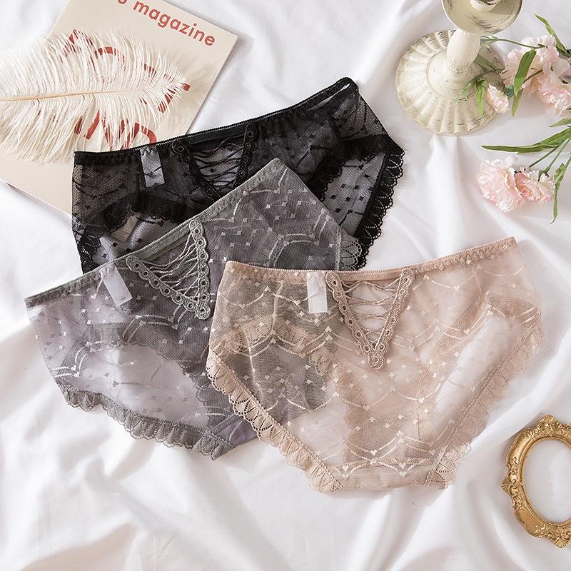 Quần lót nữ ren sexy gợi cảm kháng khuẩn cao cấp QLN30