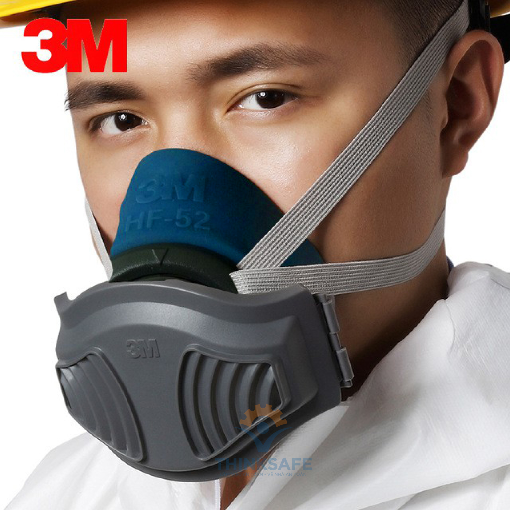 Mặt nạ phòng độc 3M Thinksafe, phòng độc, chuyên phòng dịch, chống giọt bắn, lọc bụi mịn, xịt sơn - HF52/1700